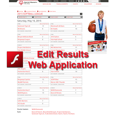 Edit Results Web Application